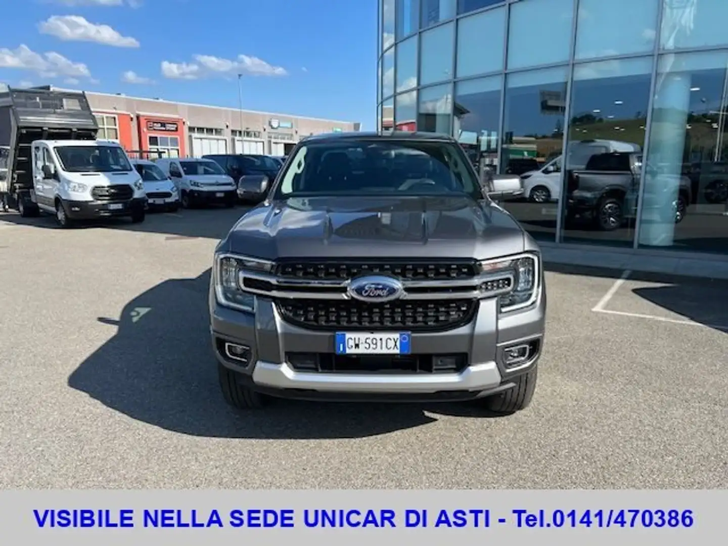 Ford Ranger 2.0 Ecoblue Doppia Cabina Limited AWD 205cv C.A. Grigio - 2