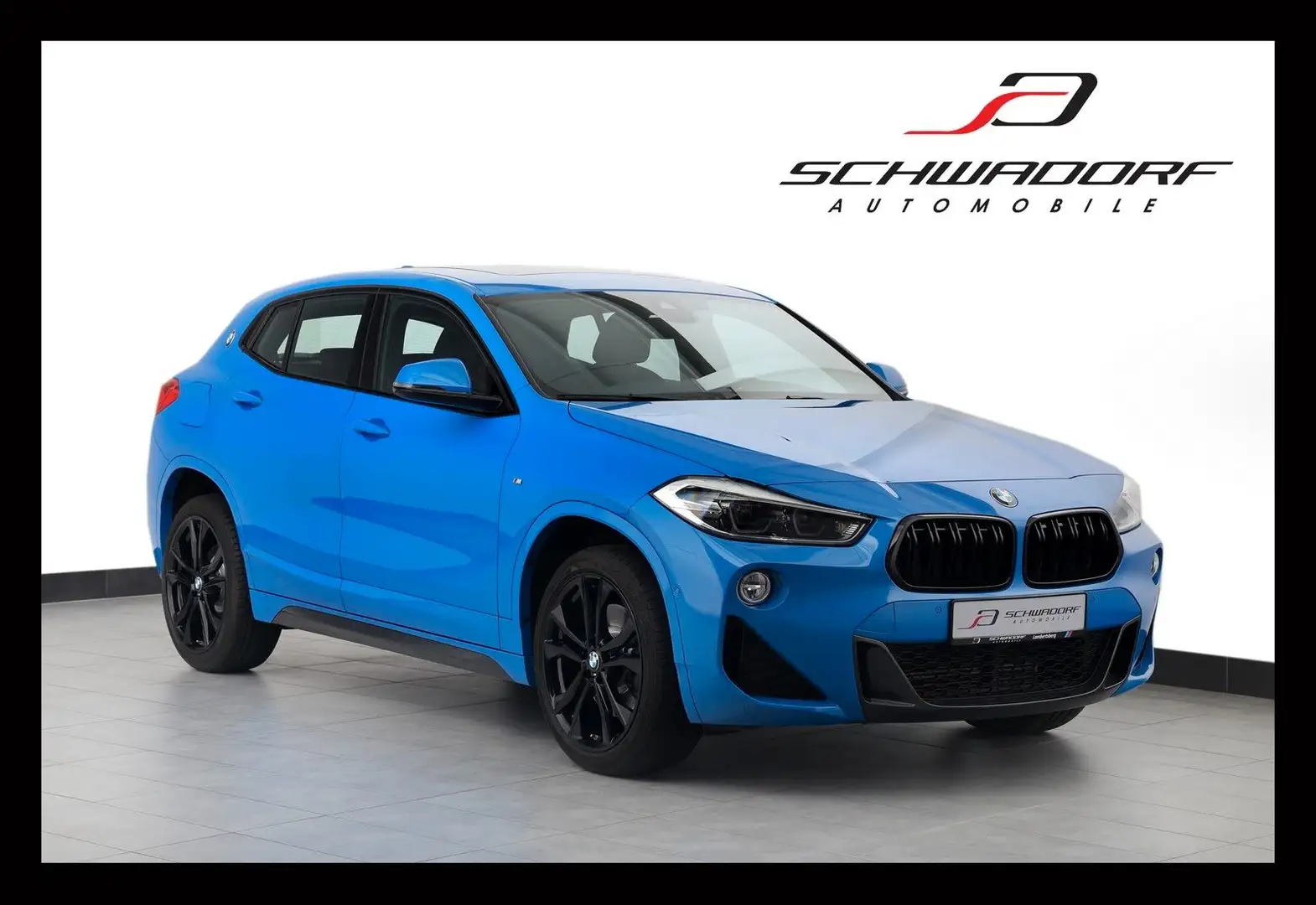 BMW X2 xDrive20i M Sport H&K PANO RFK AHK 19" 1.Hand Blau - 1