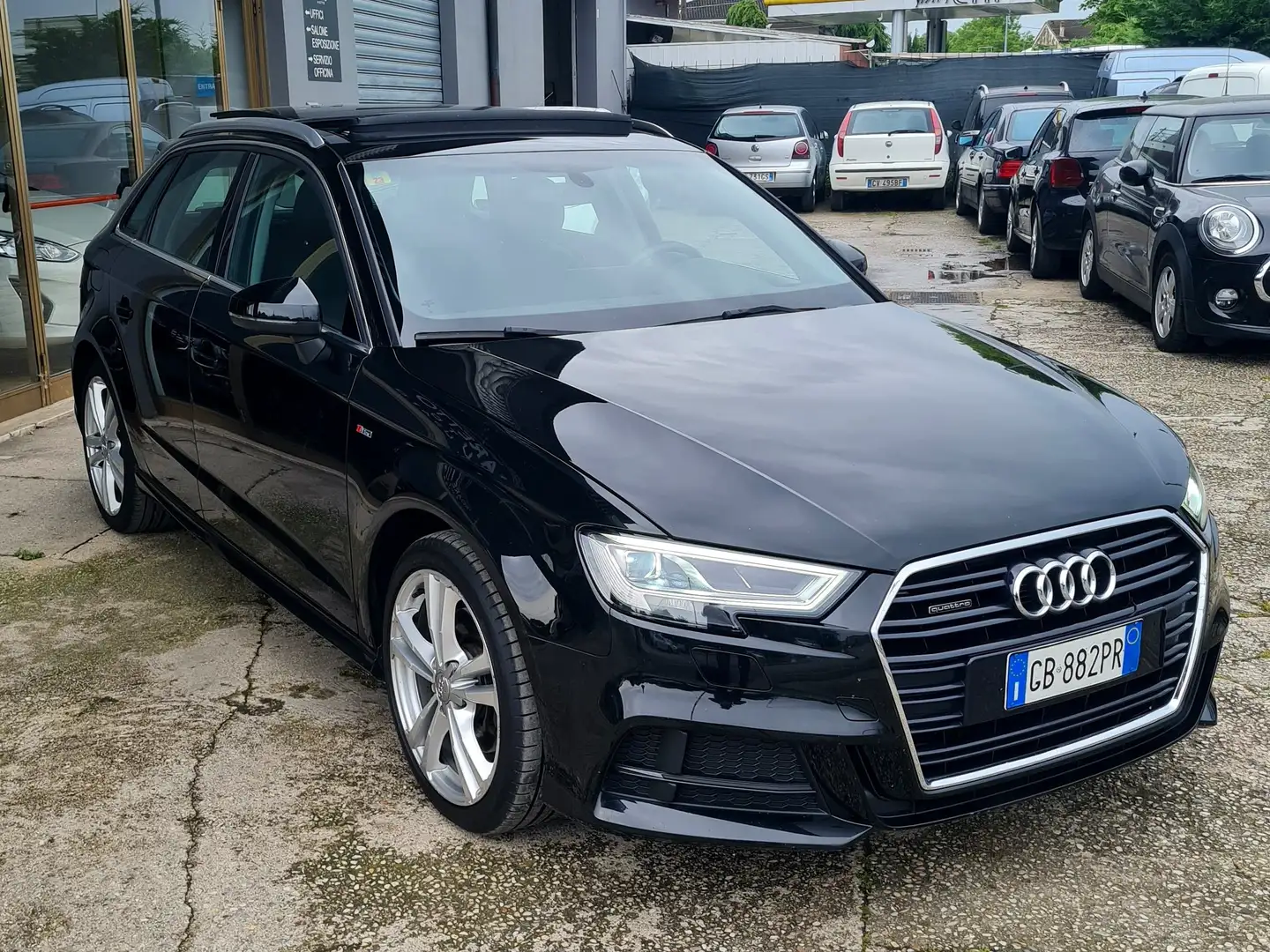 Audi A3 A3 Sportback 40 2.0 tdi Sport quattro s-tronic Schwarz - 1