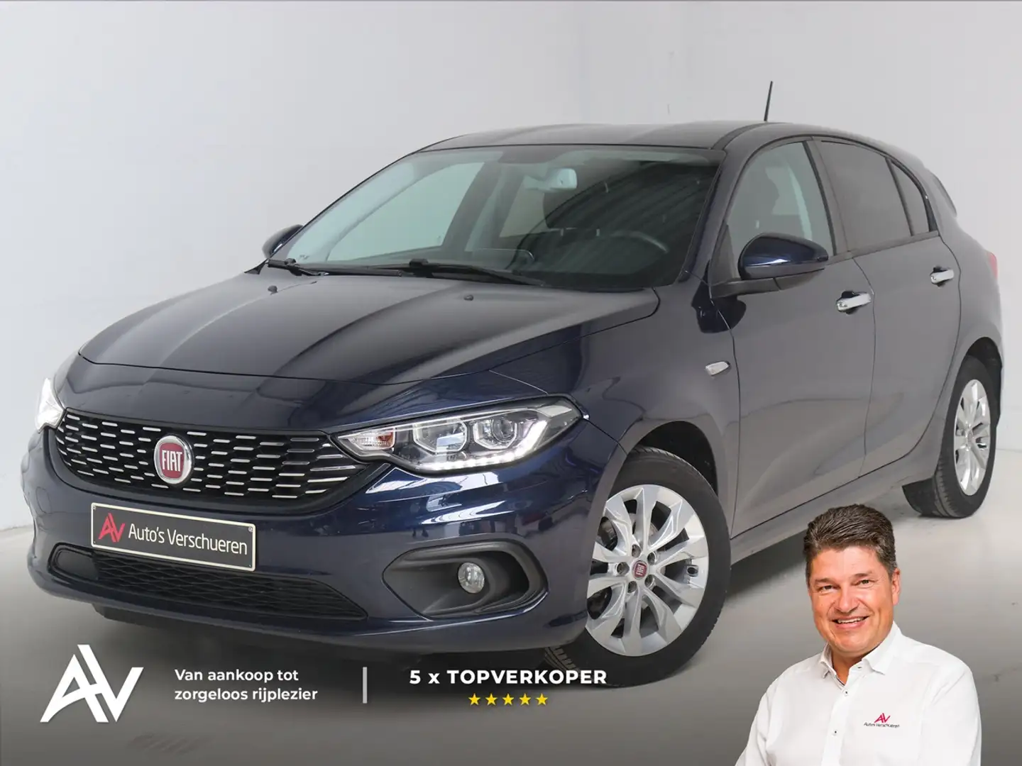Fiat Tipo 1.4 Turbo 120 ** Navi/Carplay | Camera | Cruise Blauw - 1