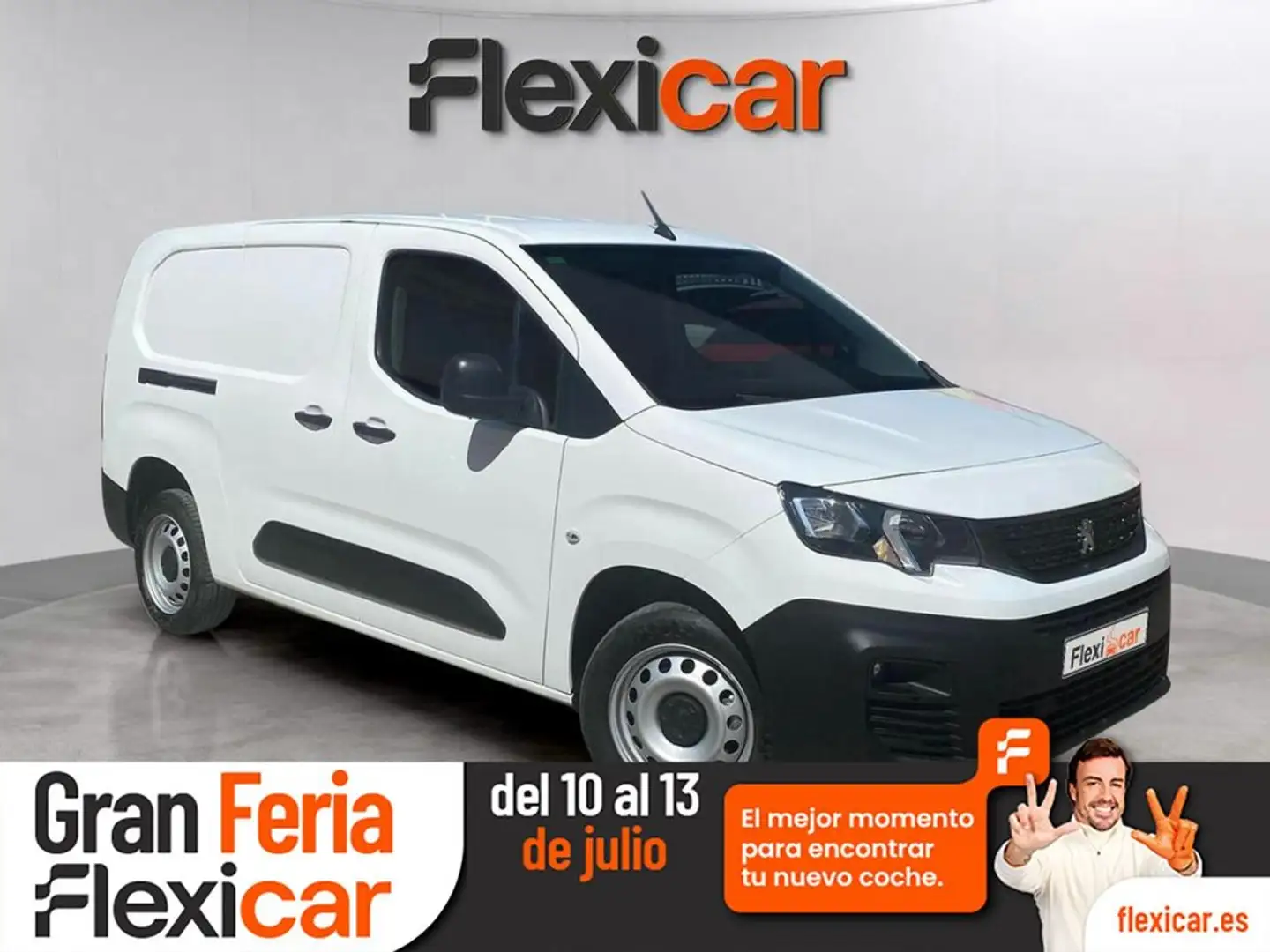 Peugeot Partner PRO LONG 100KG BLUEHDI 100 S&S 5 Blanco - 1