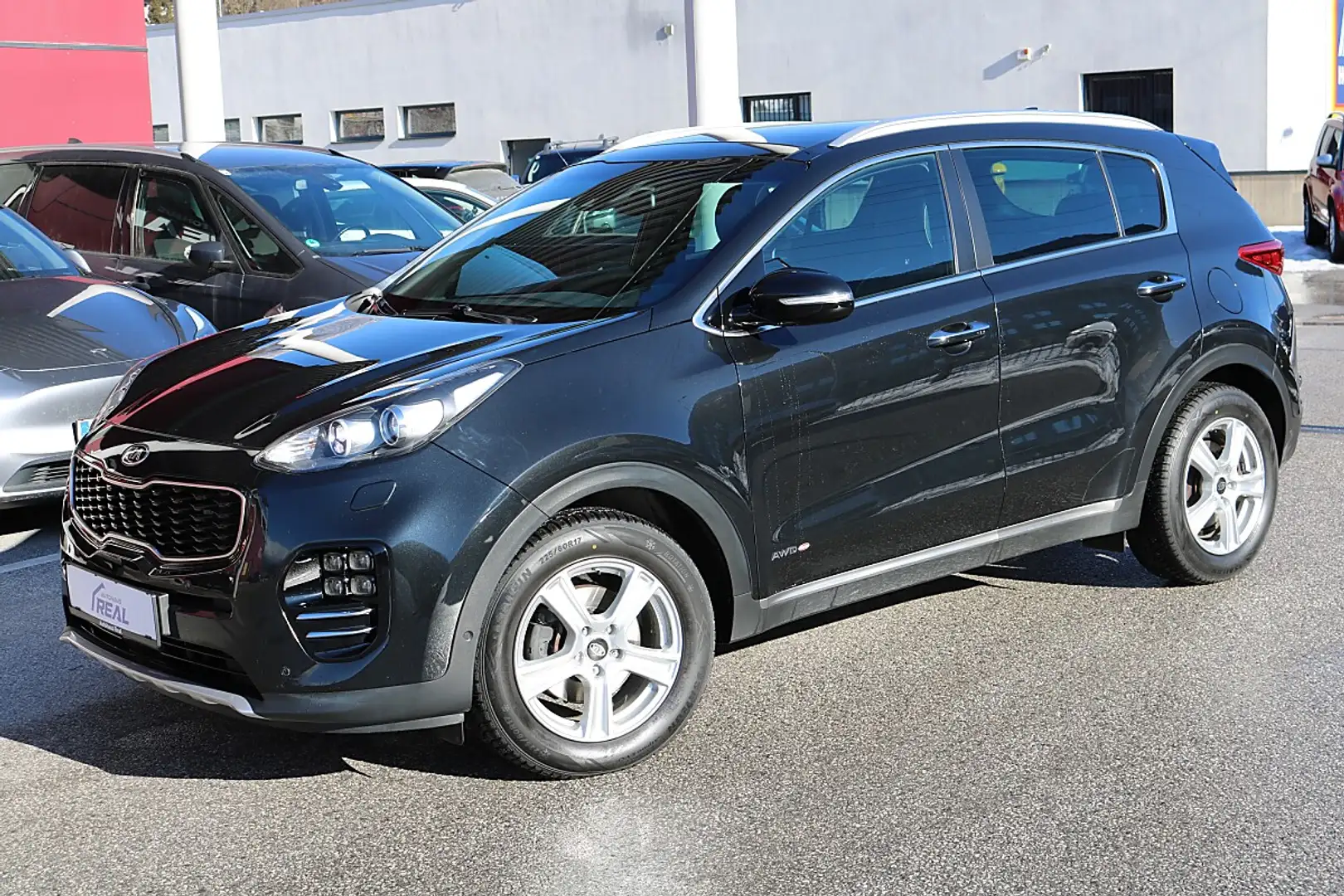 Kia Sportage 2,0 CRDI AWD GT-Line Aut. / 1. Besitz - Vollaust. Schwarz - 2