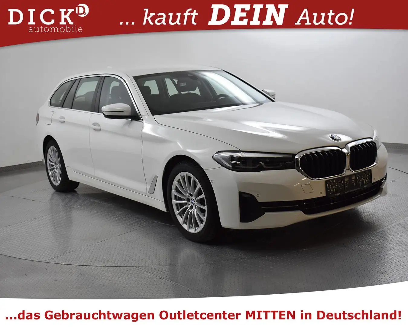 BMW 530 i T Aut. NAVI+LED+KAMERA+LED+SHZ+TEMP+DAB+MFL Blanc - 1