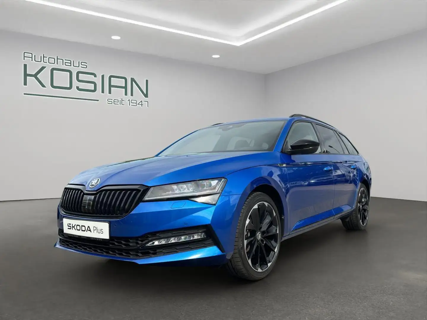 Skoda Superb COMBI SPORTLINE 2.0 TSI DSG 4x4+NAVI+PDC+ Blau - 1