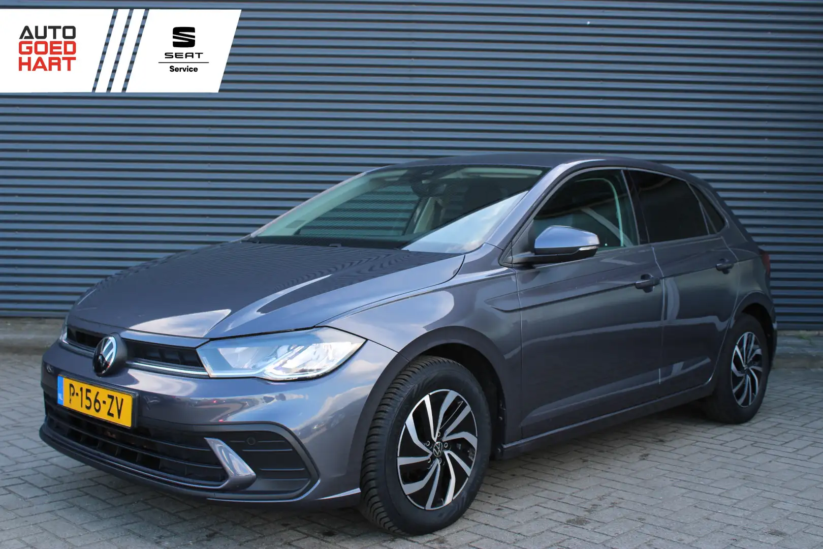 Volkswagen Polo 1.0 TSI Life Business Navigatie Clima Adaptive-Cru Grigio - 1