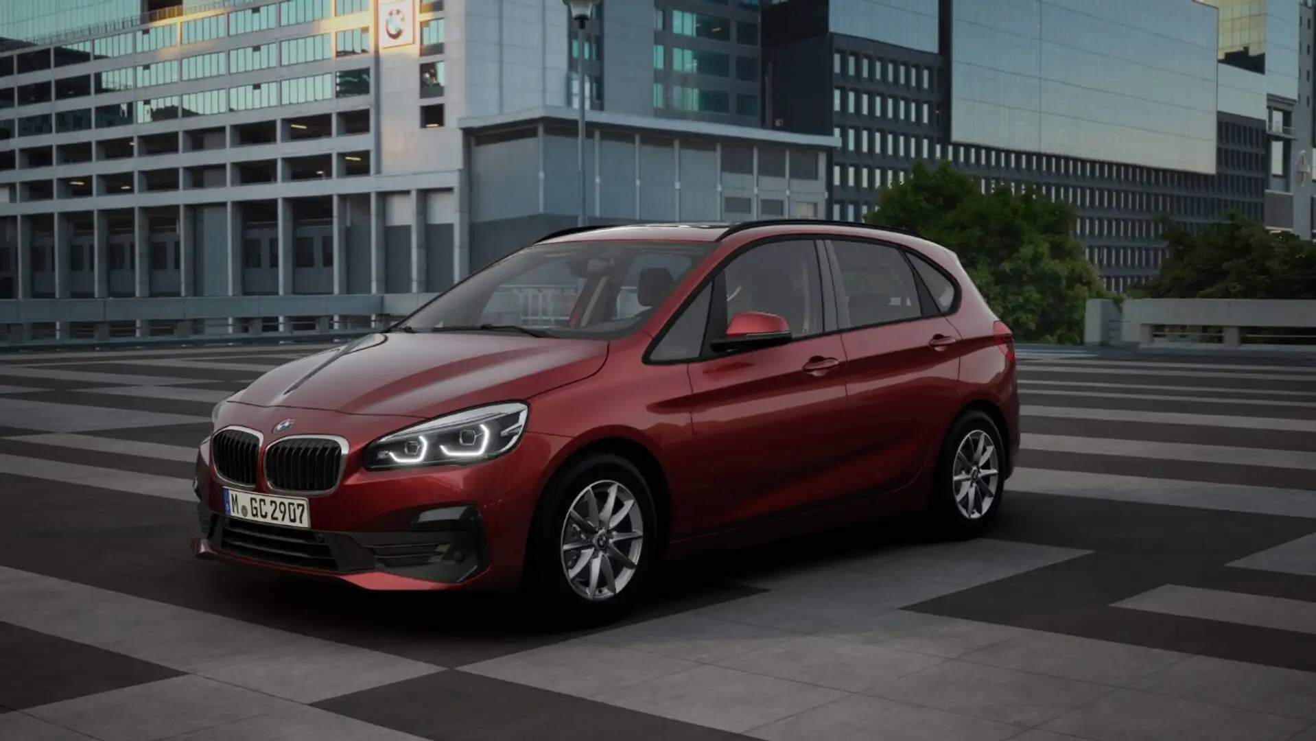 BMW 216 i Active Tourer Advantage PanoSD adapt.LED Navigat Rot - 1