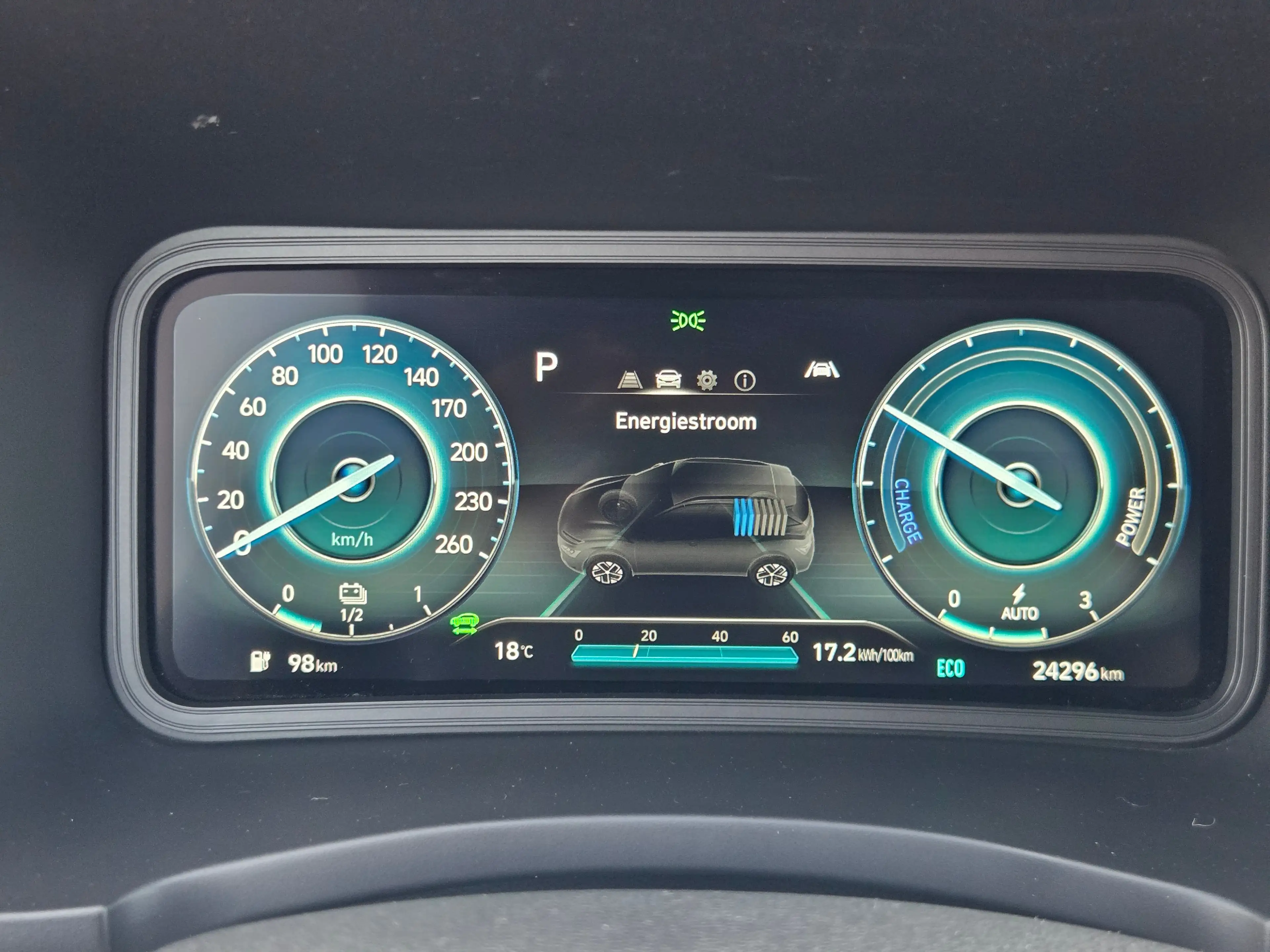 Hyundai KONA EV Comfort 39 kWh 39kWH 3-fase Cruise control / 39 — photo 19