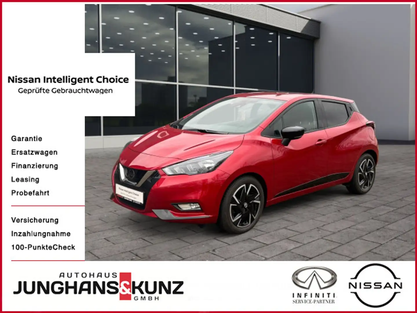 Nissan Micra MICRA 1.0 IG-T 5MT 92 PS  RED N-DESIGN KLIMA wen Rot - 1