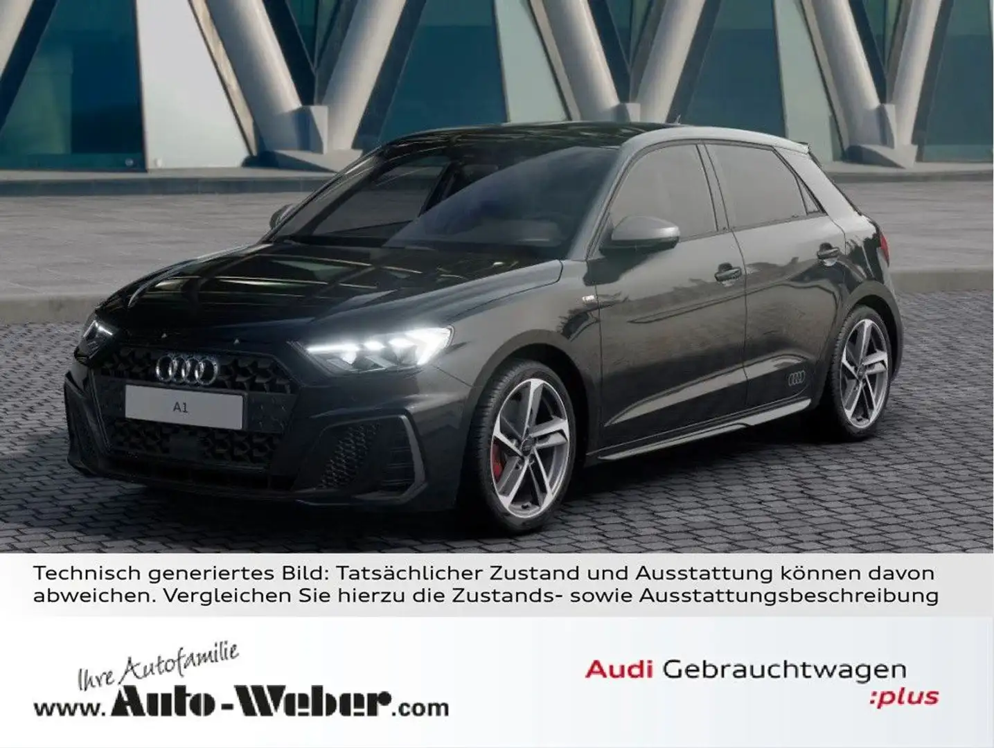 Audi A1 Sportback 40TFSI S LINE BLACK NAV+ Schwarz - 1