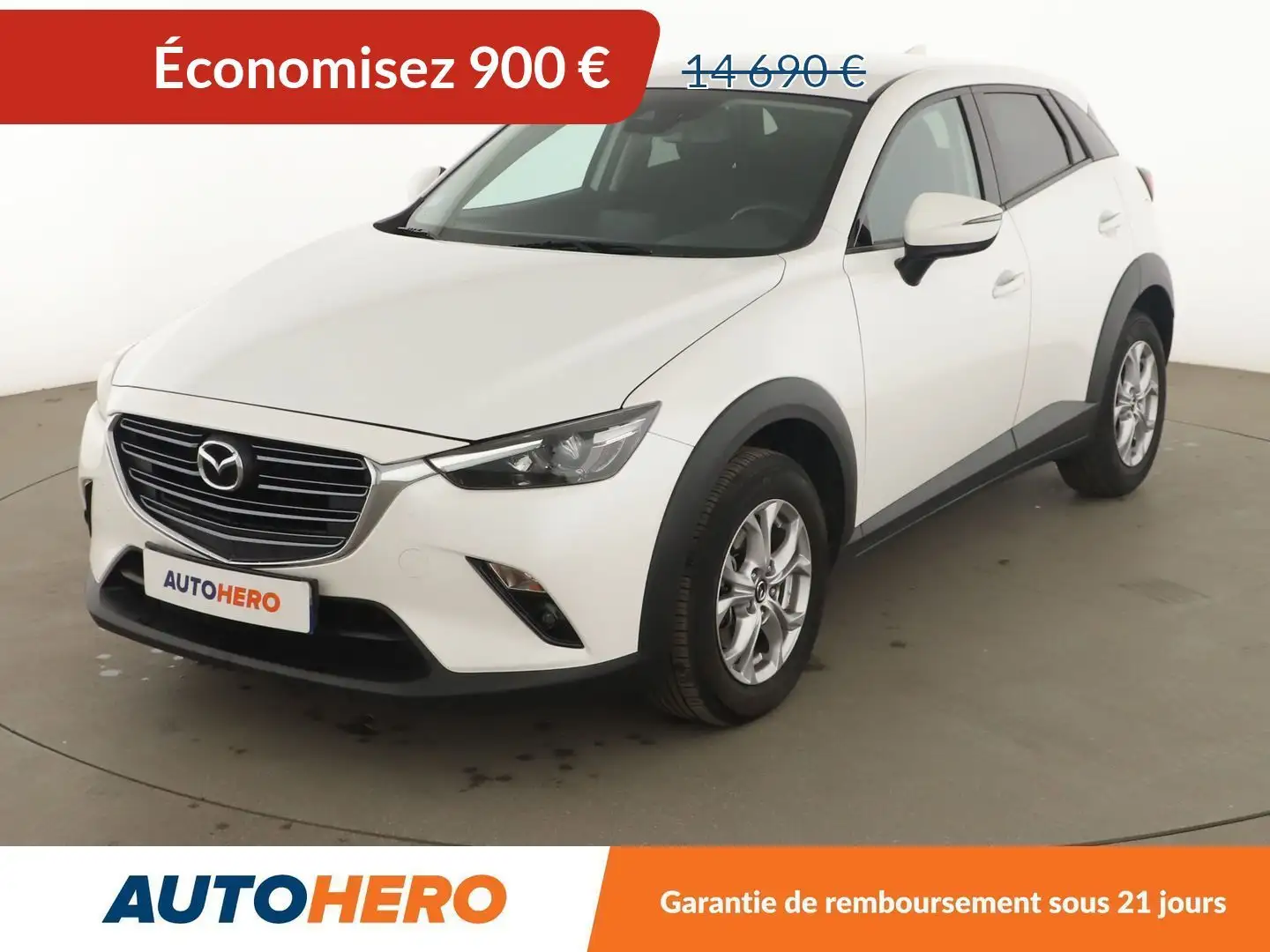 Mazda CX-3 1.8 Skyactiv-D Dynamique Blanc - 1