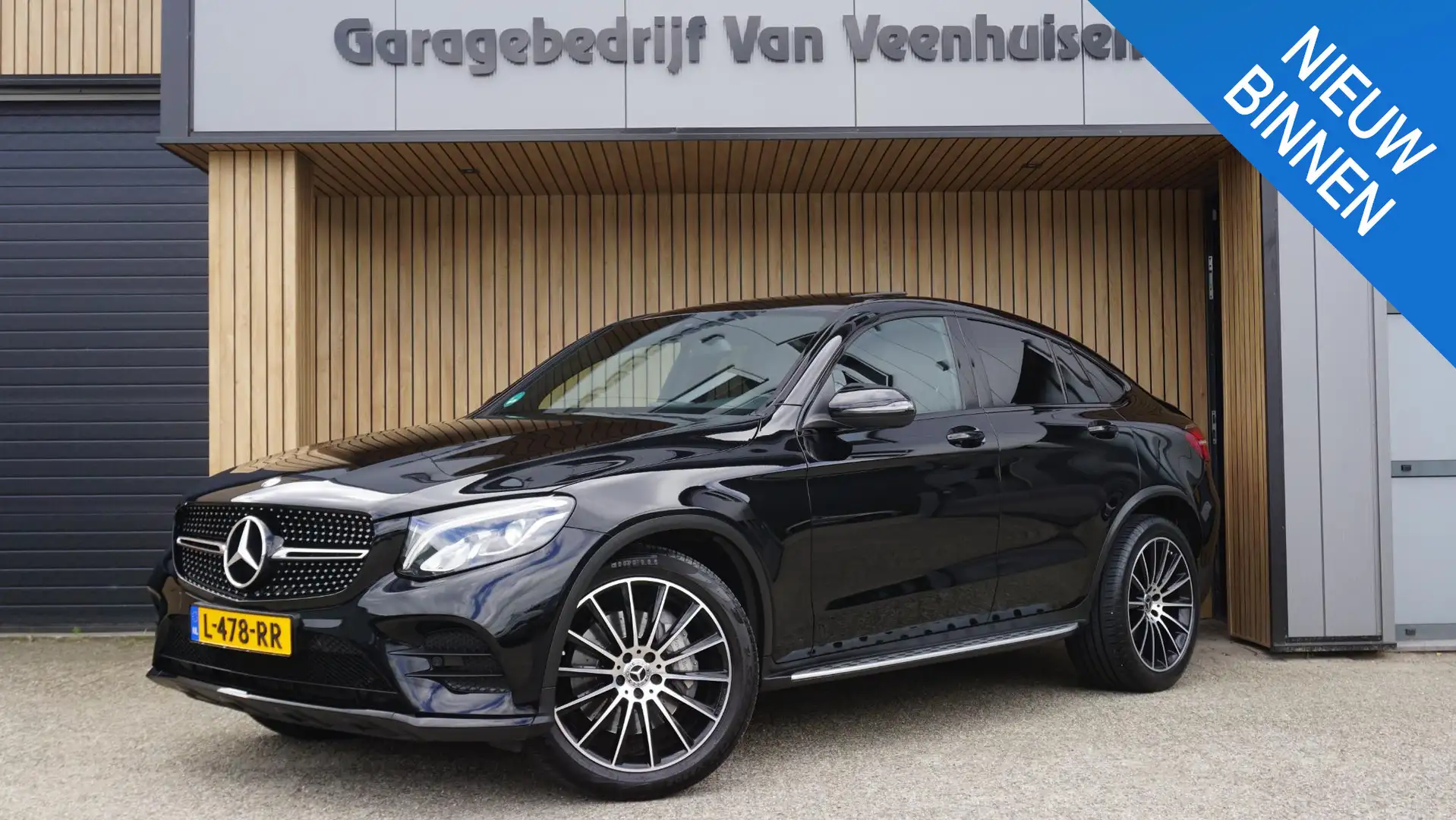 Mercedes-Benz GLC 300 Coupé 245pk 4MATIC AMG-Style & Night Pack Schuif/k Zwart - 1