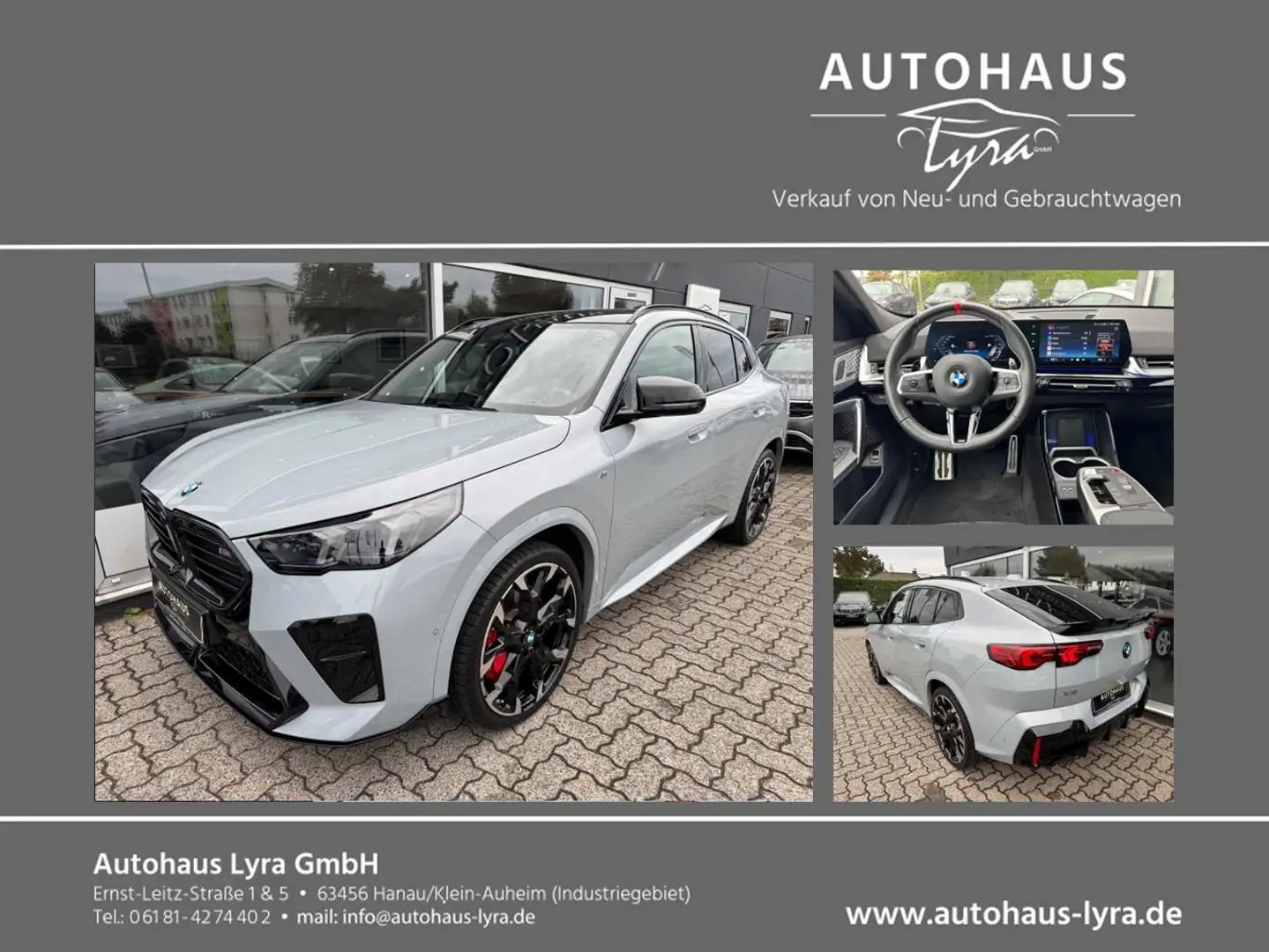 BMW X2 M35 i xDrive M-SPORT-PRO*LED*PANO*KAM*HUD*AHK Grau - 1