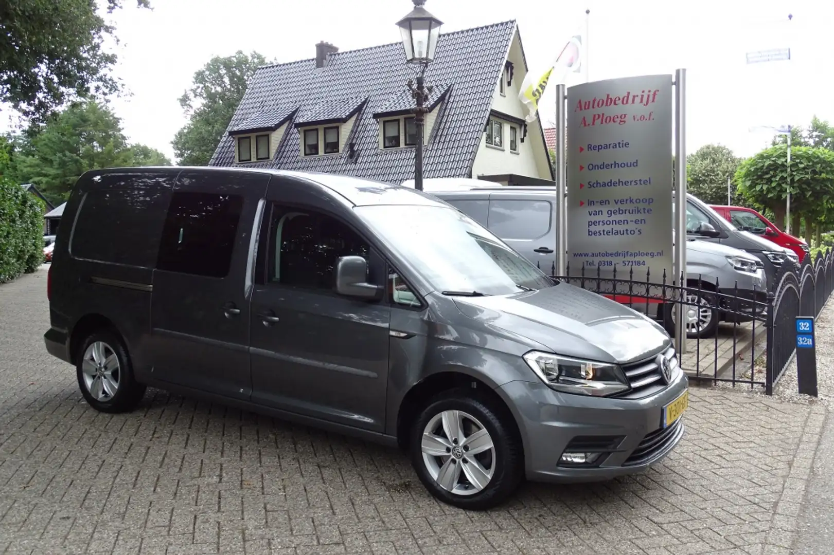 Volkswagen Caddy 2.0 TDI L2H1 BMT Hi. 150PK MAXI KLEP DUB ZIJDEUR N Grijs - 1