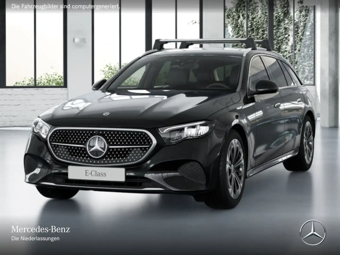Mercedes-Benz E 300 e T Hybrid Avantgarde Fahrass Burmester LED Schwarz - 2