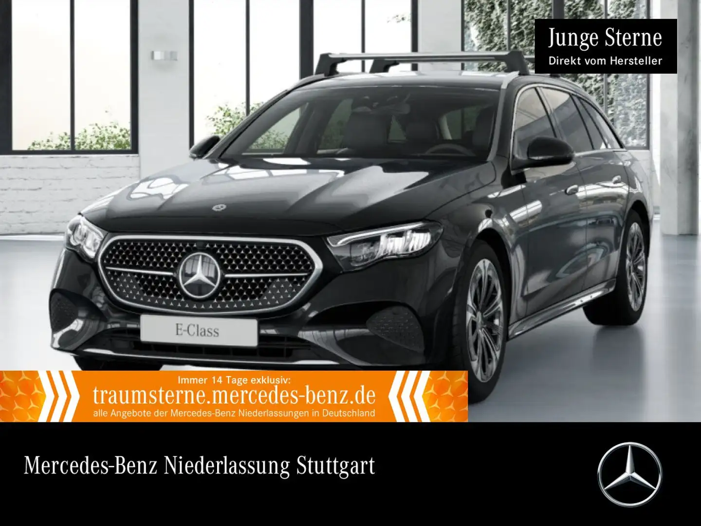 Mercedes-Benz E 300 e T Hybrid Avantgarde Fahrass Burmester LED Schwarz - 1