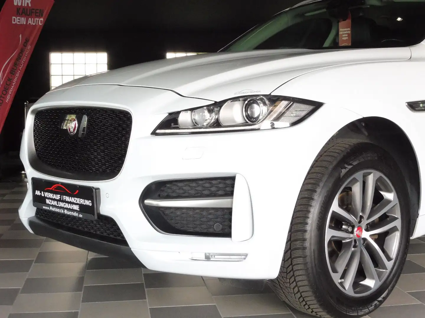 Jaguar F-Pace F-PACE R-Sport AHK/KAMERA/AMBILIGHT/SPUR/TW/DAB Weiß - 1