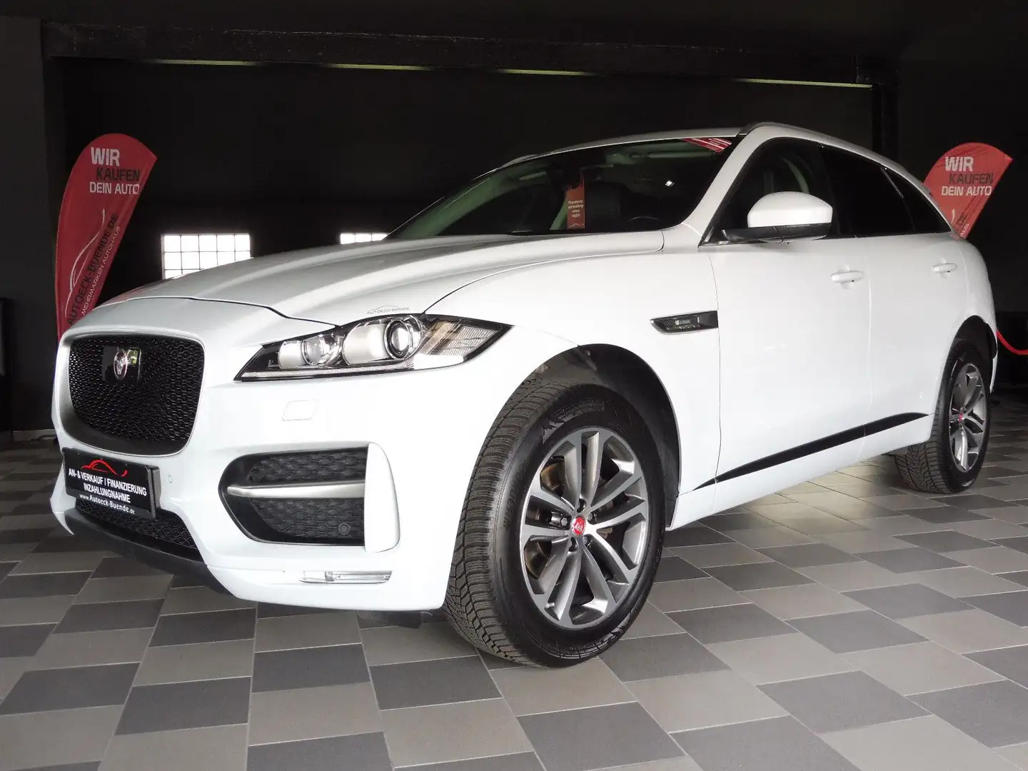 Jaguar F-Pace F-PACE R-Sport AHK/KAMERA/AMBILIGHT/SPUR/TW/DAB Weiß - 2