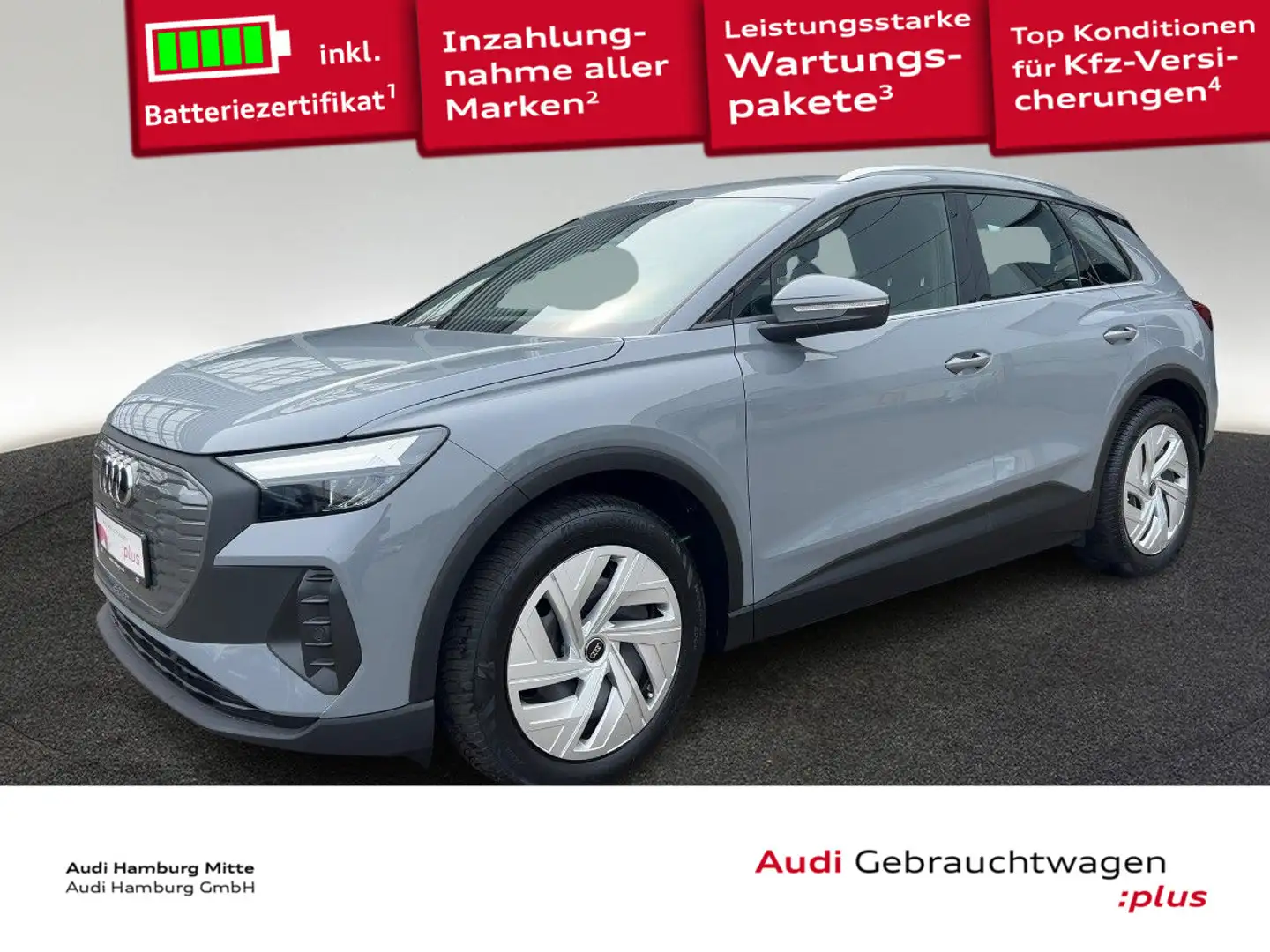 Audi Q4 e-tron 35 e-tron 125 kW Navi Sitzhzg Virtual Klima Grau - 1