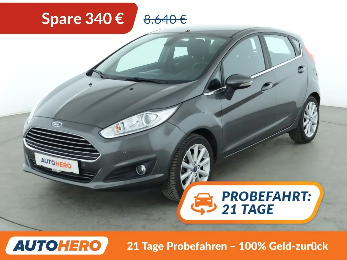 Ford Fiesta 1.0 Titanium *PDC*SHZ*ALU*KLIMA*GARANTIE* Gris - 1