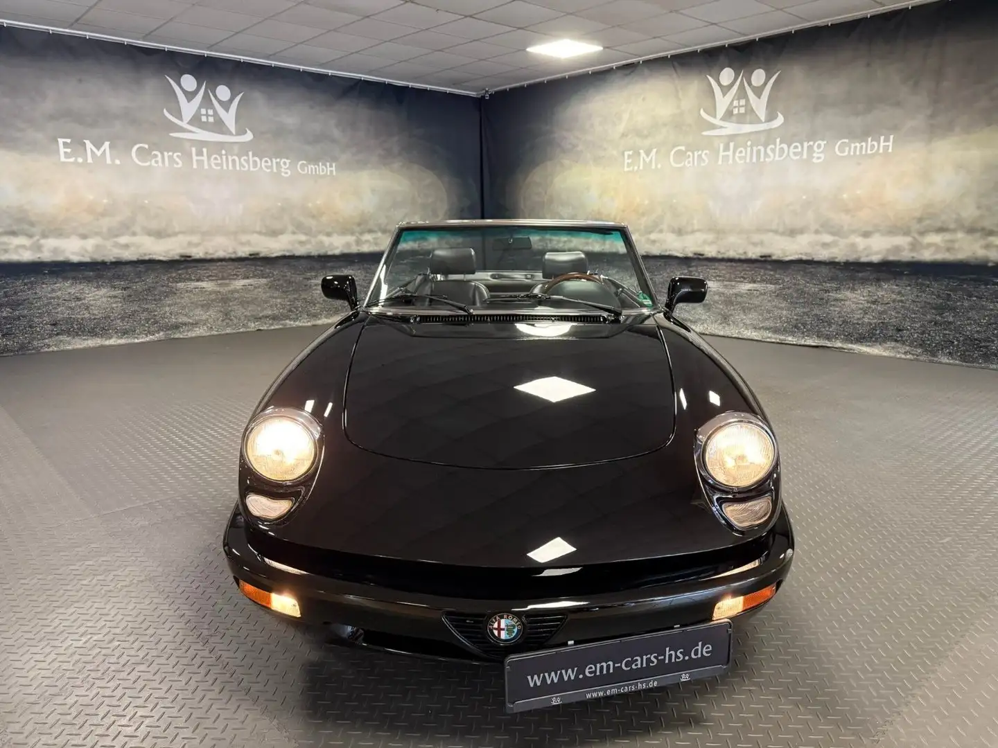 Alfa Romeo Spider 2.0 Serie 115 H-Kennz. Vollleder Negro - 2