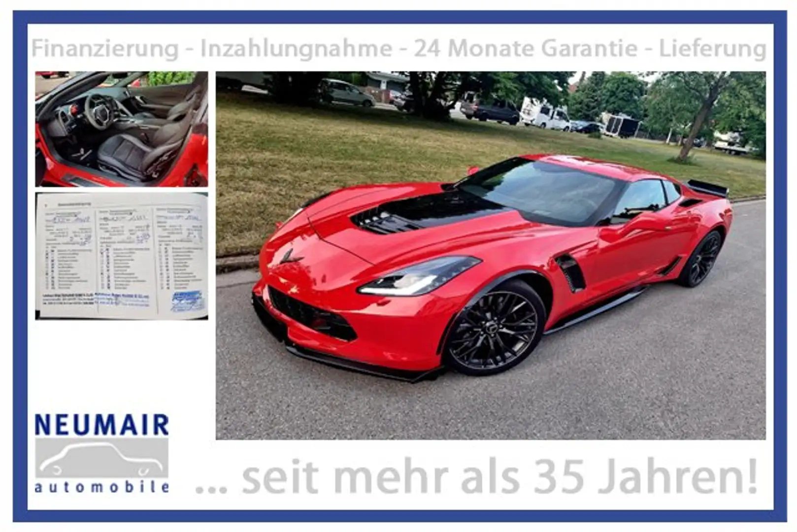 Corvette Z06 6.2 V8 Z06 AT8 Coupe * DEUTSCHE AUSLIEFERUNG! * Rot - 1