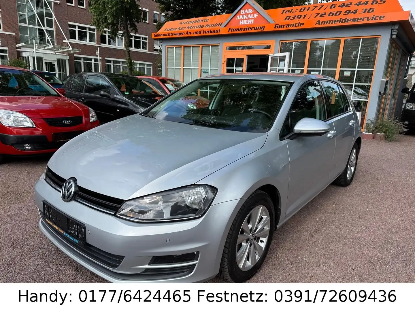 Volkswagen Golf VII 1.4 TSI 1.HAND/KLIMA/SHZ/PDC/ALU Plateado - 1