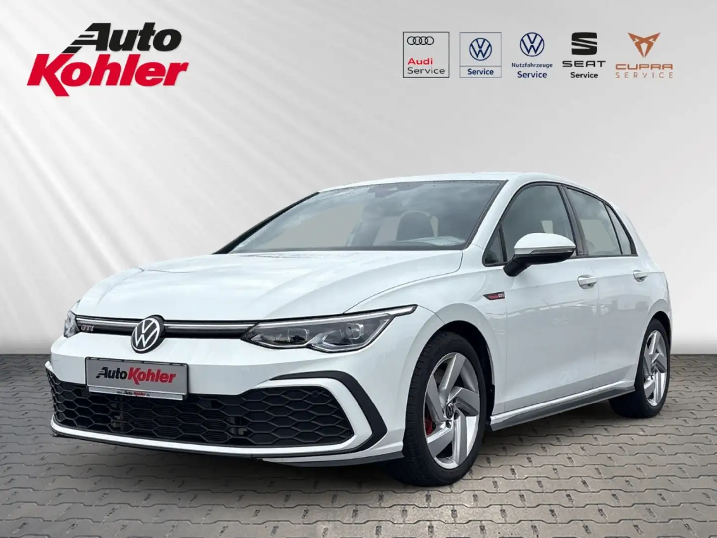 Volkswagen Golf VIII GTI 2.0 TSI Harman-Kardon Lane Assist Weiß - 1