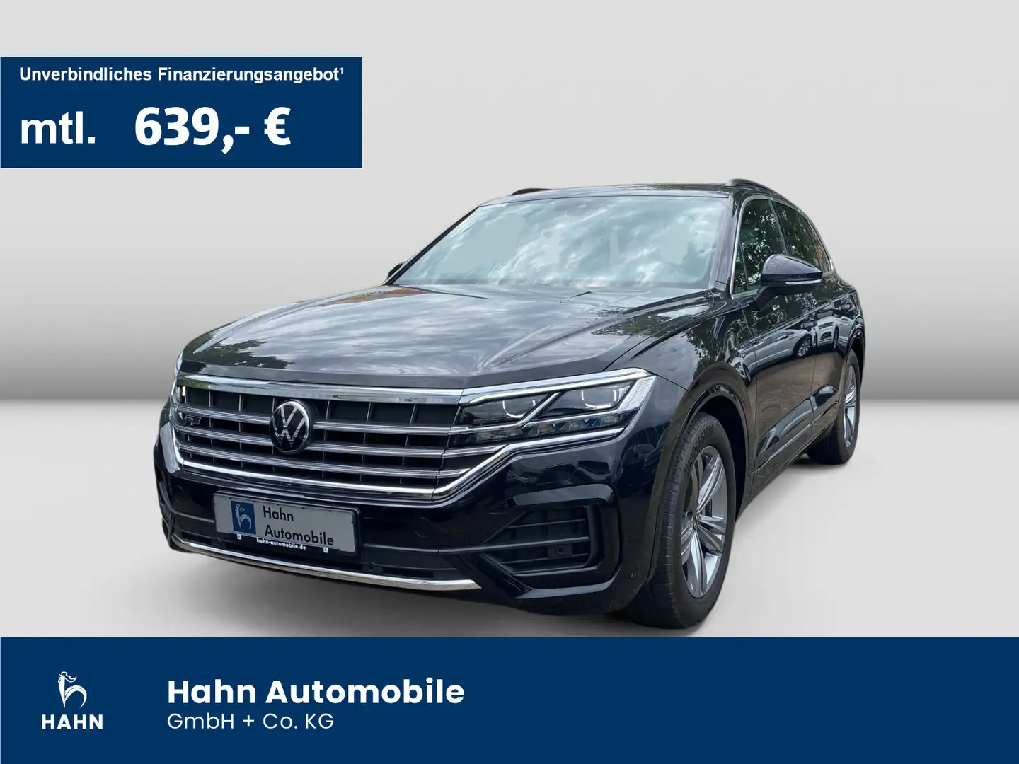 Volkswagen Touareg R-Line 3.0TDI AHK LED NAVI Standh. LEDER Schwarz - 1
