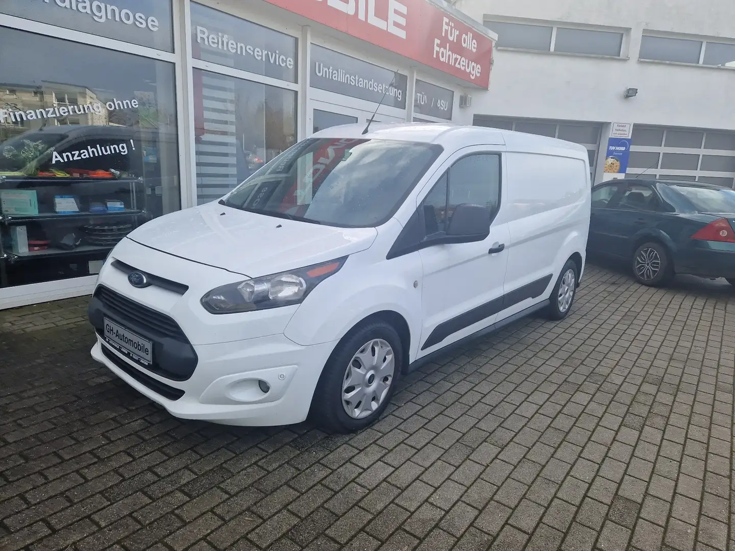 Ford Transit Connect 200 L2-Klima+2x FH+AHK+2xPDC+beh. Frontscheibe e-- Weiß - 1