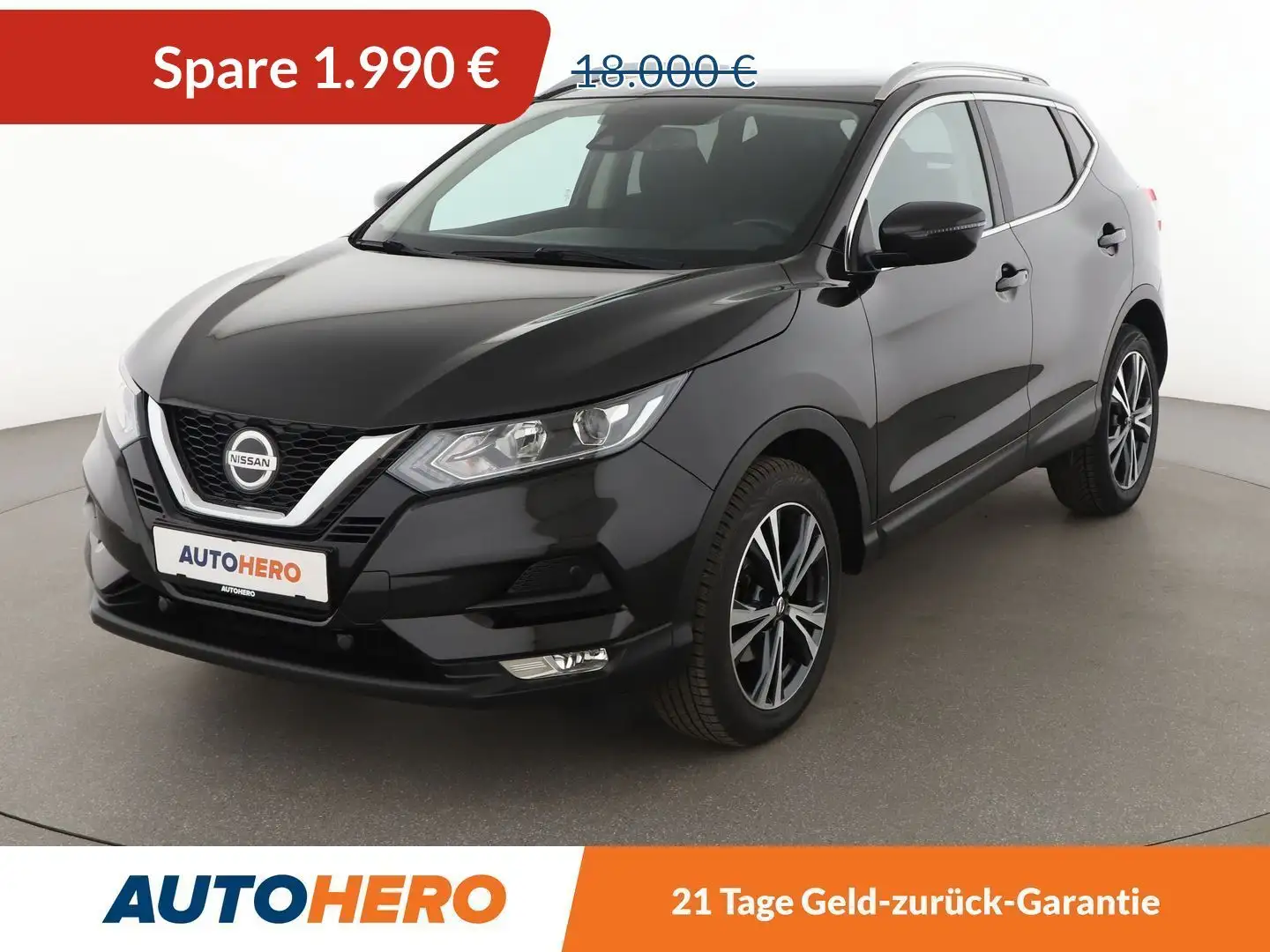 Nissan Qashqai 1.3 DIG-T N-Way*NAVI*TEMPO*CAM*PDC*SHZ* Noir - 1