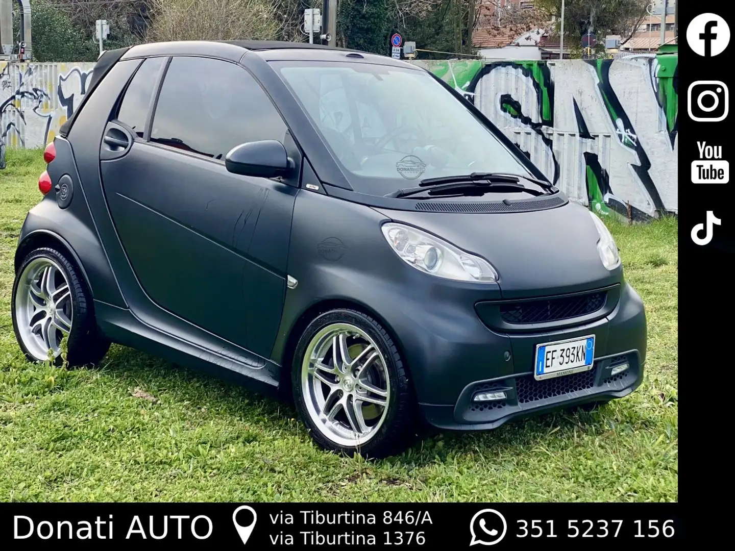 smart brabus CABRIO 1.0 98cv Euro5 BRABUS Nero - 1