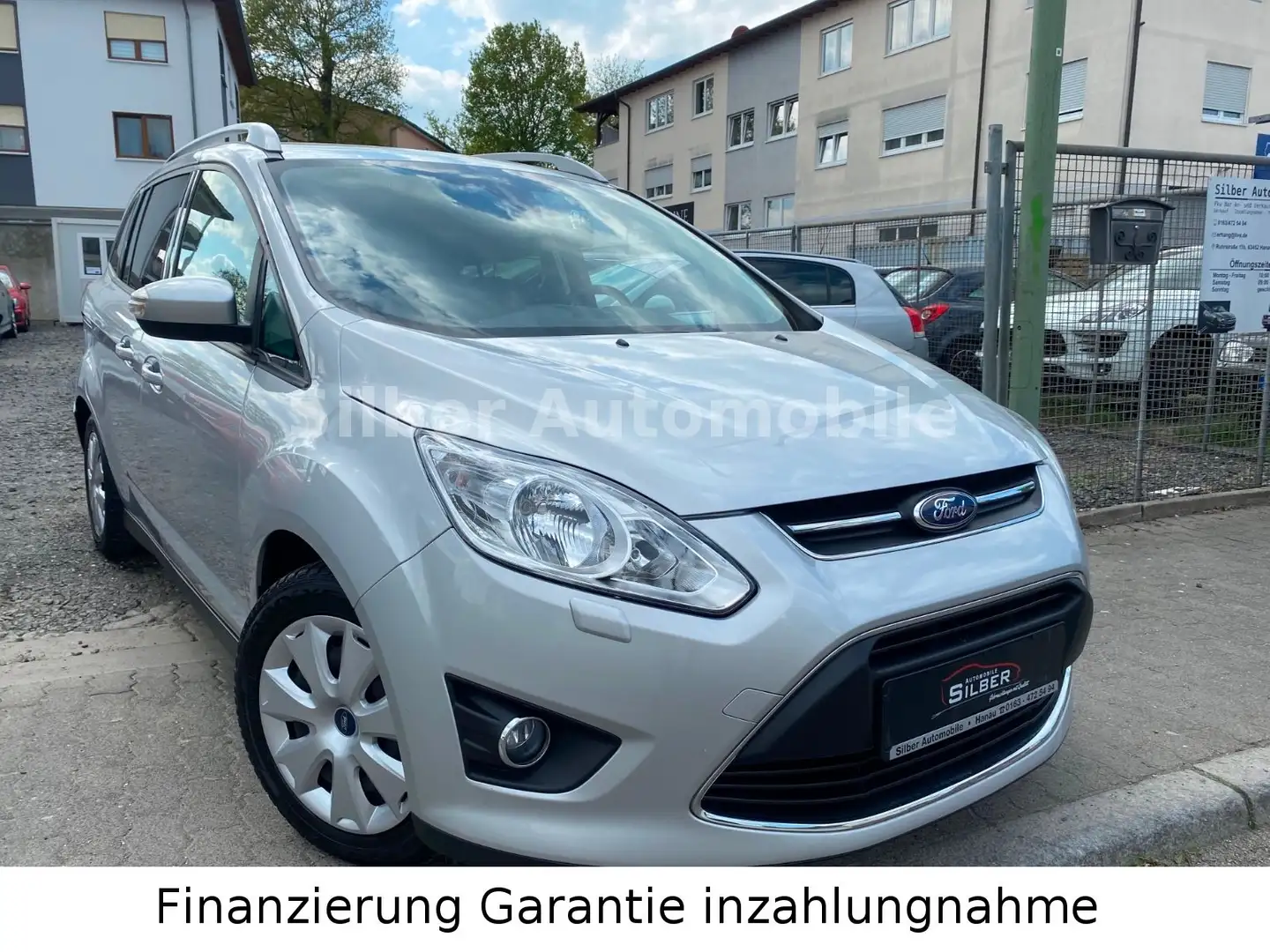 Ford Grand C-Max Business Edition 1-Hand Klimaaut Tüv Zilver - 2