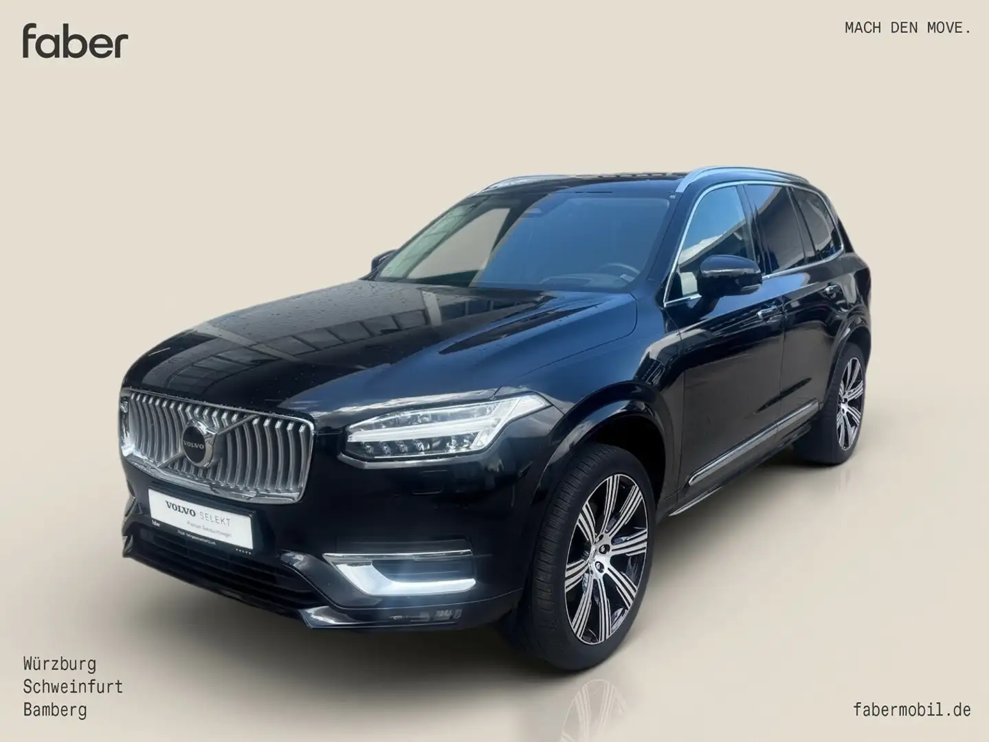 Volvo XC90 B5 Diesel Ultimate Bright AWD Black - 1