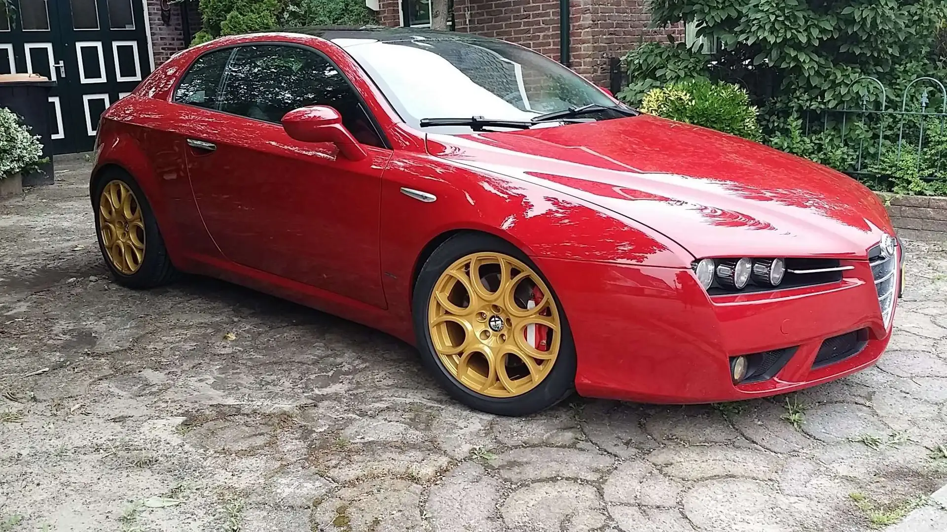 Alfa Romeo Brera Brera 3.2 JTS Q4 SkyWindow Rojo - 1