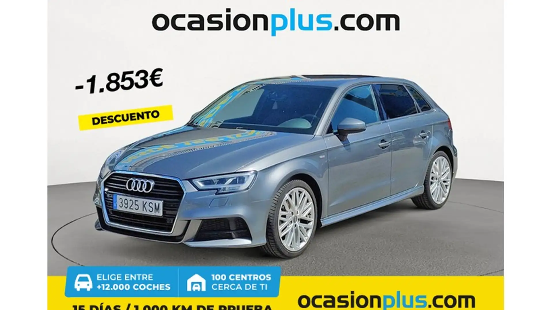 Audi A3 Sportback 30 TDI S Line 85kW Gris - 1