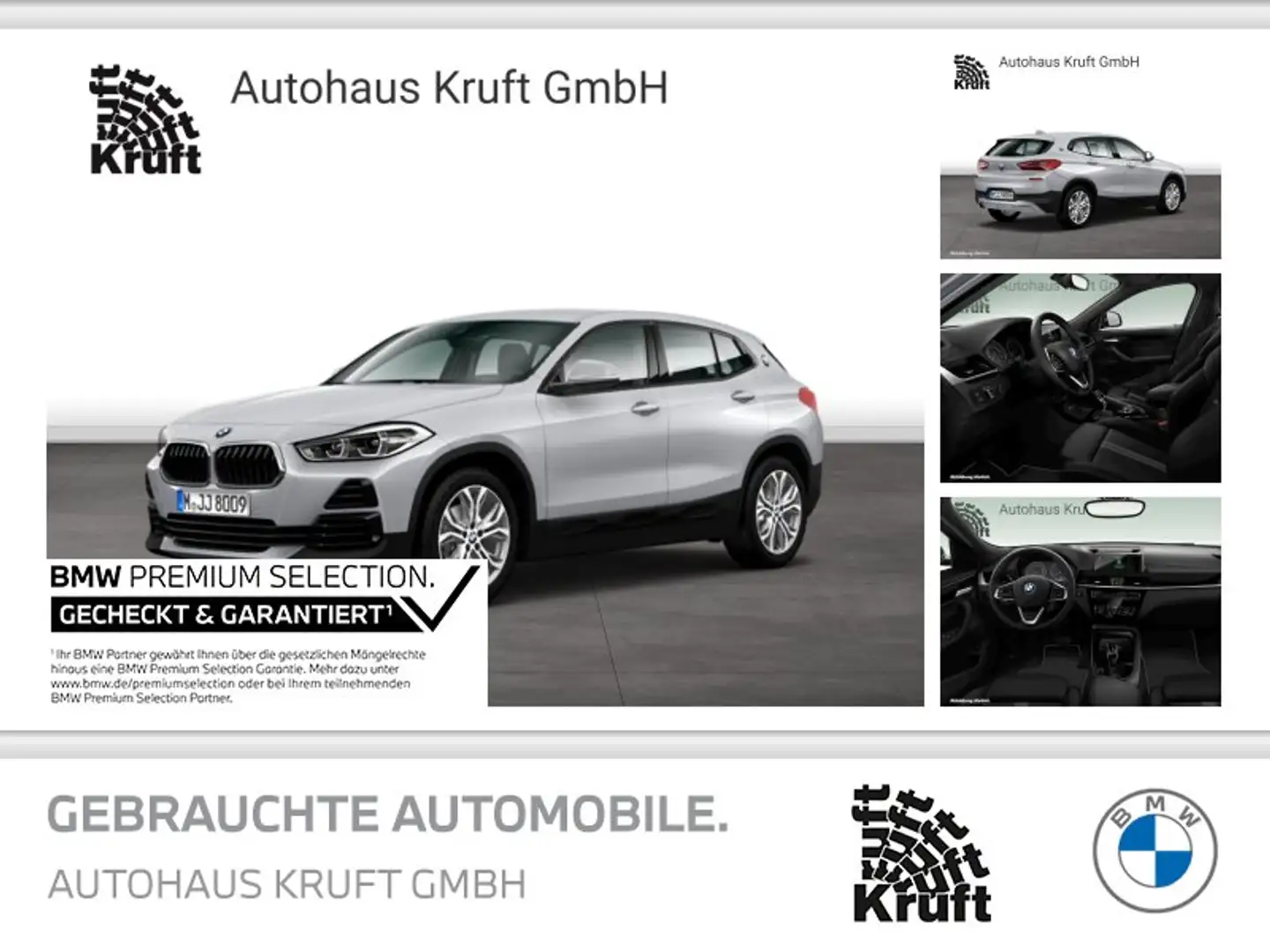 BMW X2 sDrive18i AUTOM+DAB+LED+NAVI+LED+PDC Silber - 1