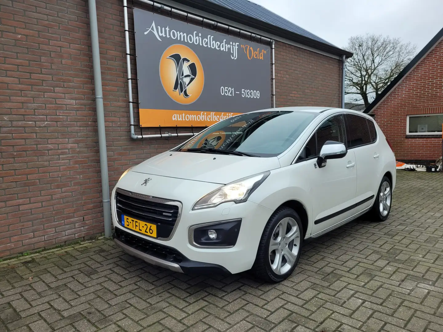 Peugeot 3008 2.0 HDi HYbrid4 (export/handel) Blanc - 1