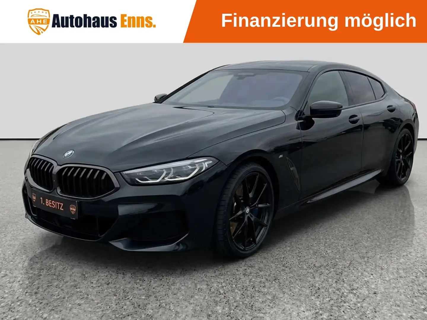 BMW 840 xDrive Gran Coupé / Automatik / Leder / Navi / Hybrid / Kamera / LED-Scheinwerfer / Klima / Tempomat / MFL / Schaltwippen Schwarz - 1