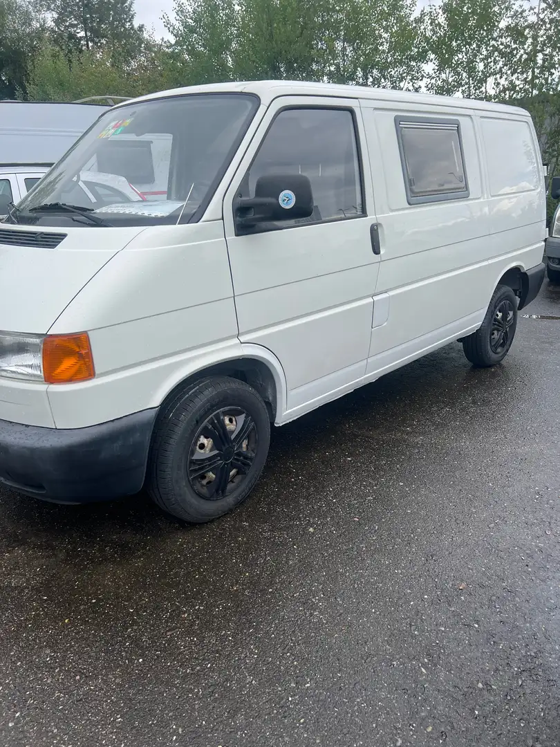 Volkswagen T4 1,9 TD Lkw geschlossen Kasten inkl Garantie Wit - 2