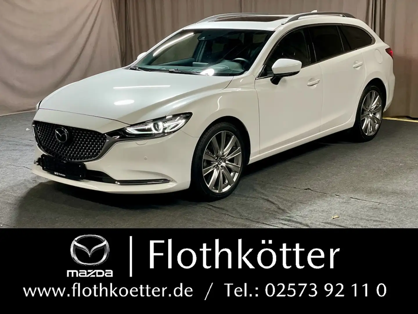 Mazda 6 194PS TAKUMI*LEDER*MATRIX-LED*BOSE* Weiß - 1