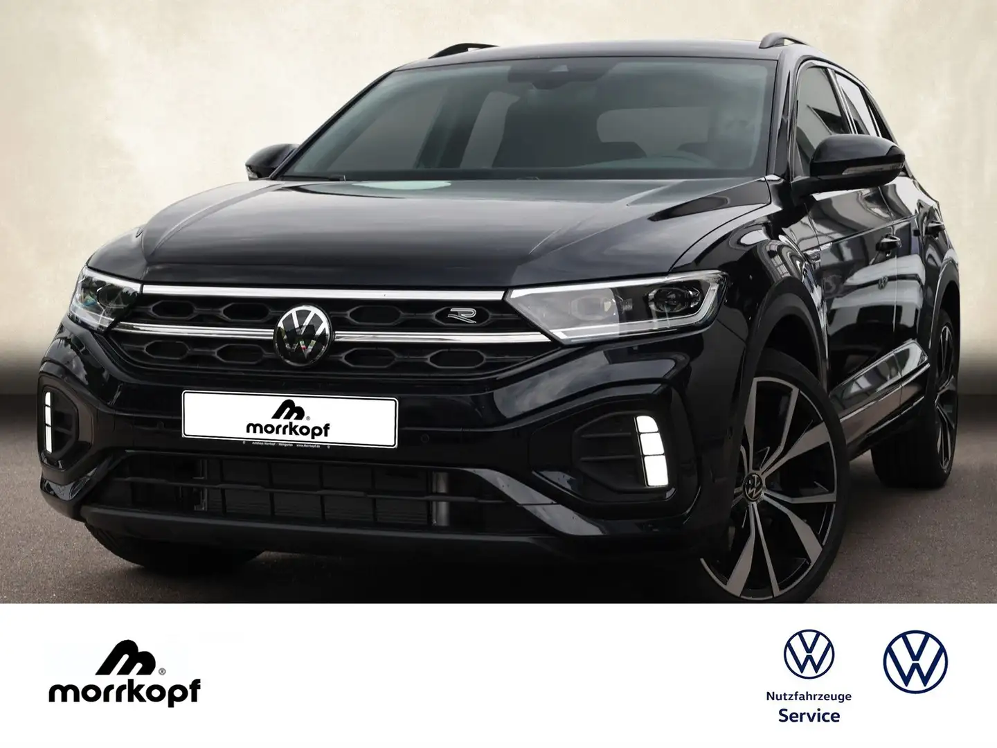 Volkswagen T-Roc 1.5TSI DSG R-Line +19ZOLL+AHK+ Sportpaket Černá - 2