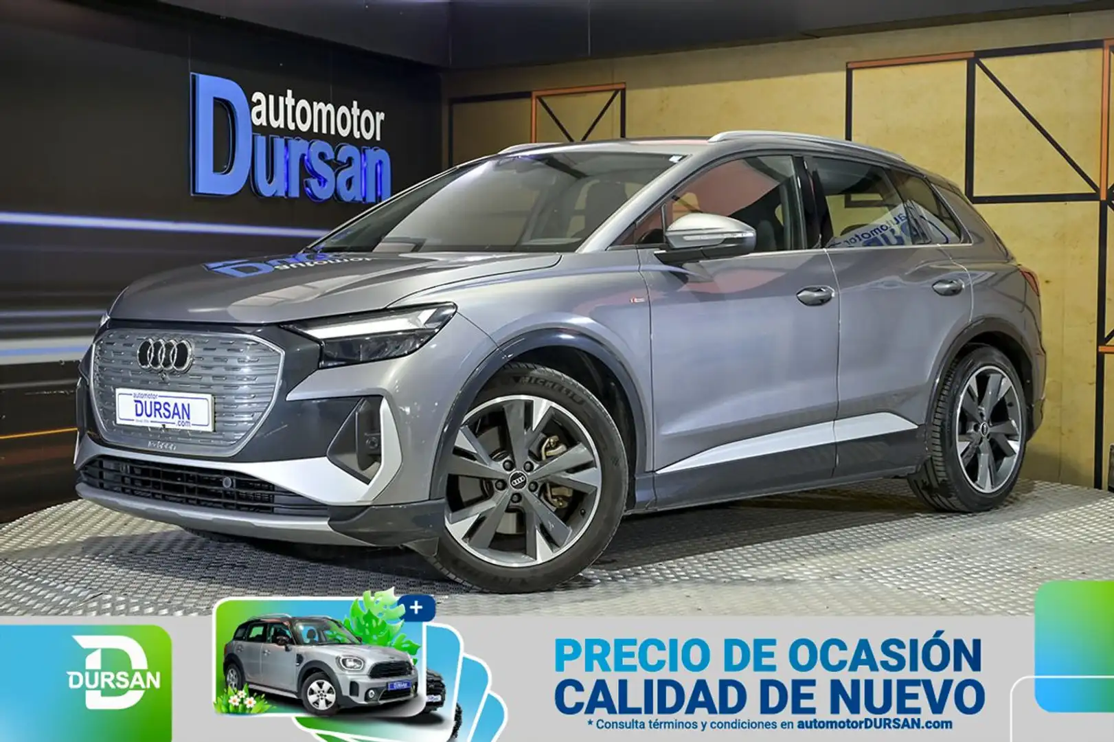 Audi Q4 e-tron 35 S Line 55KWh Gris - 1