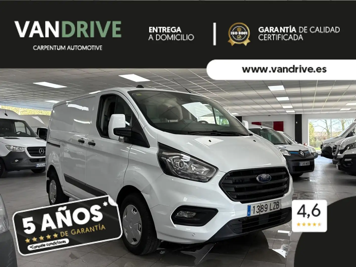 Ford Transit Custom Van 2.0 TDCI 96kW 280 L1 Wit - 1