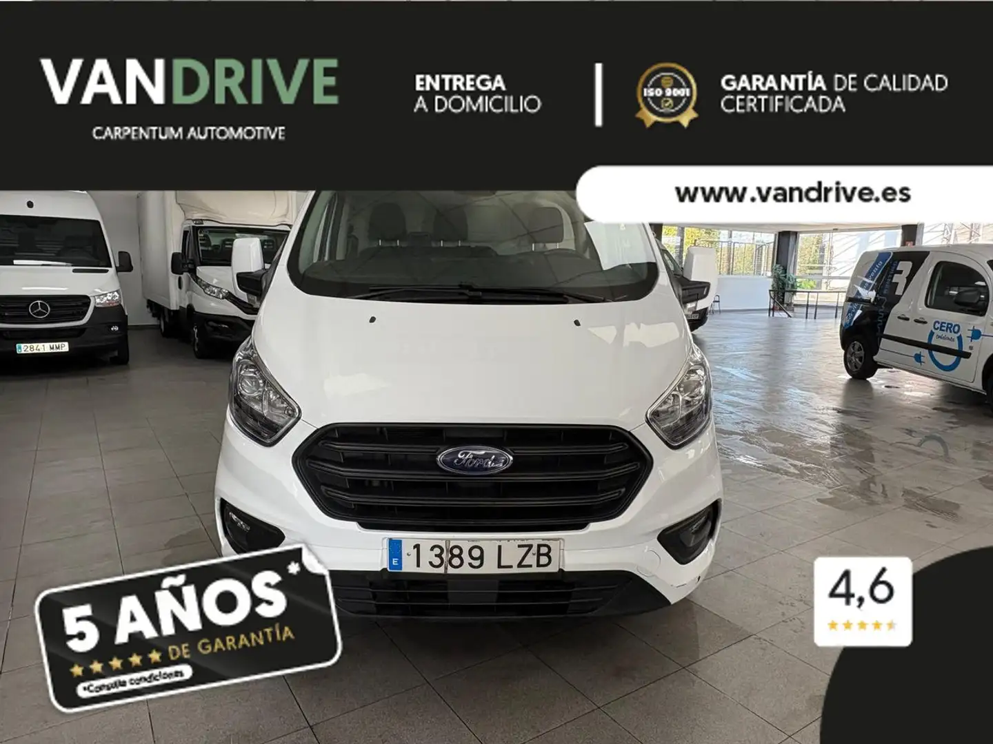 Ford Transit Custom Van 2.0 TDCI 96kW 280 L1 Wit - 2