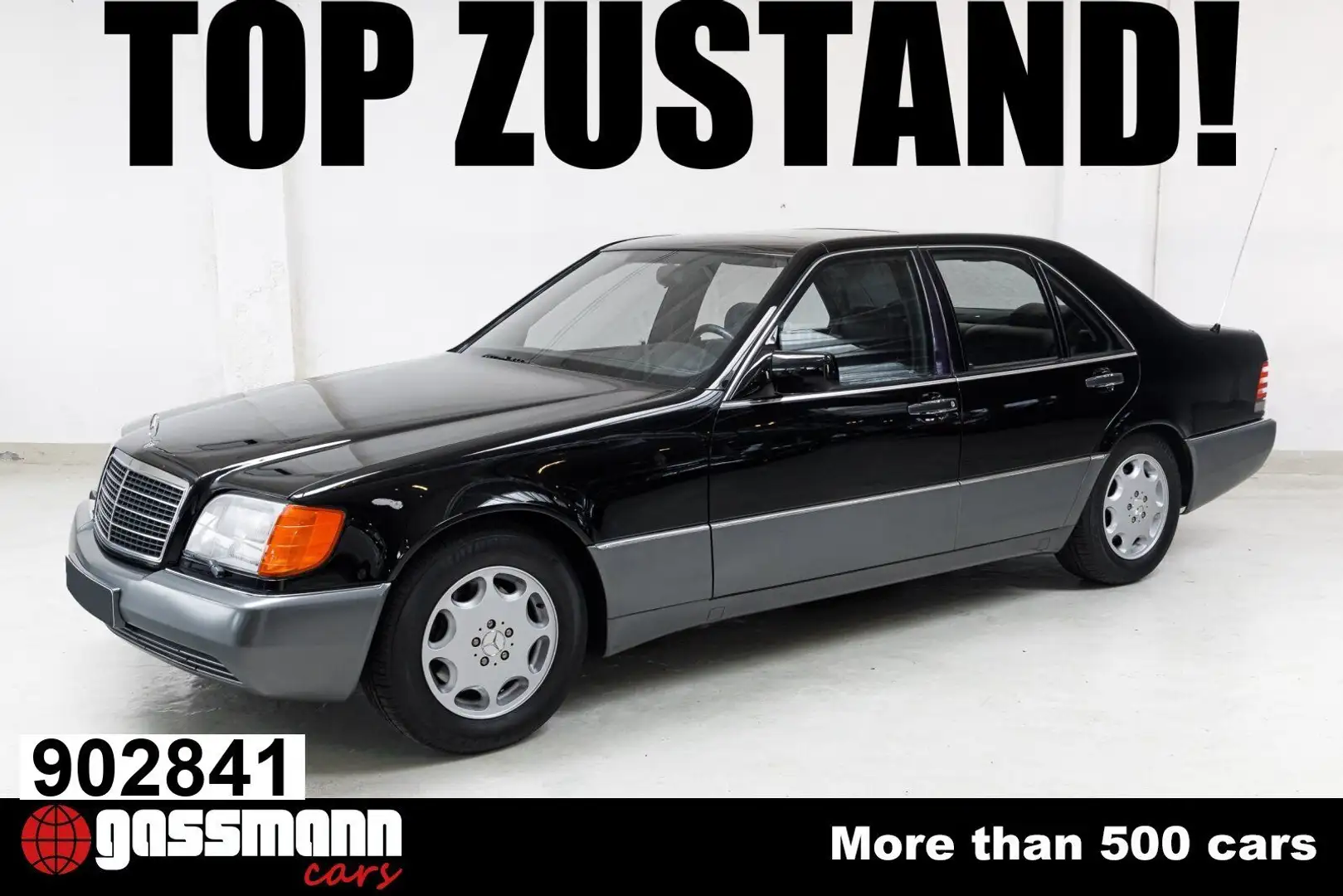 Mercedes-Benz S 500 500 SE Limousine W140, 1.Hand 1.Lack Negro - 1