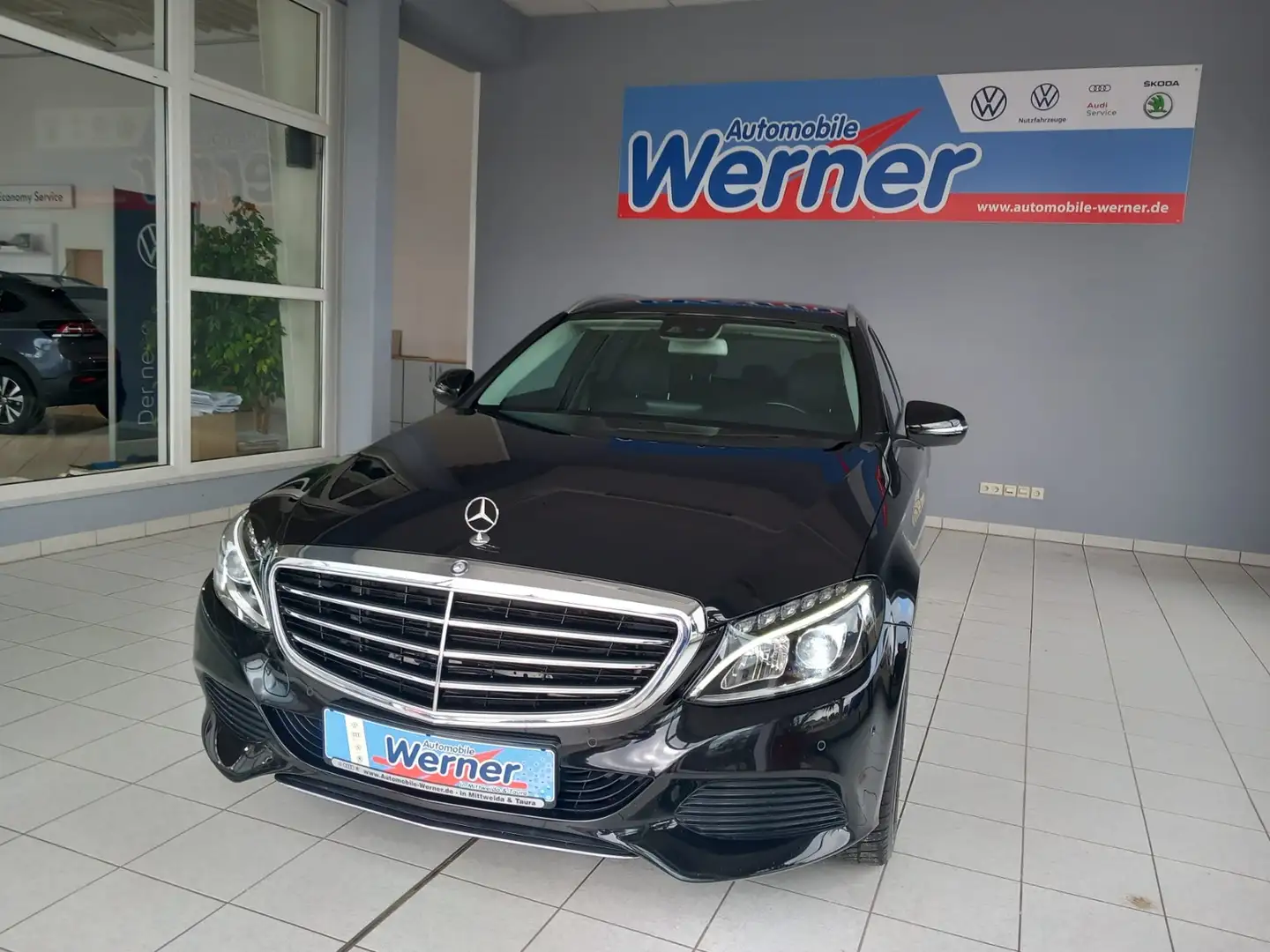 Mercedes-Benz C 450 C220 d,T Exclusive LED Navi ToterWinkel Noir - 2