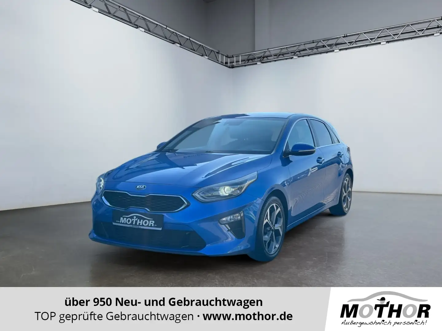 Kia Ceed / cee'd Kia Ceed Spirit 1.4 T-GDI ACC ParkAss.4xSHZ LM Blau - 1