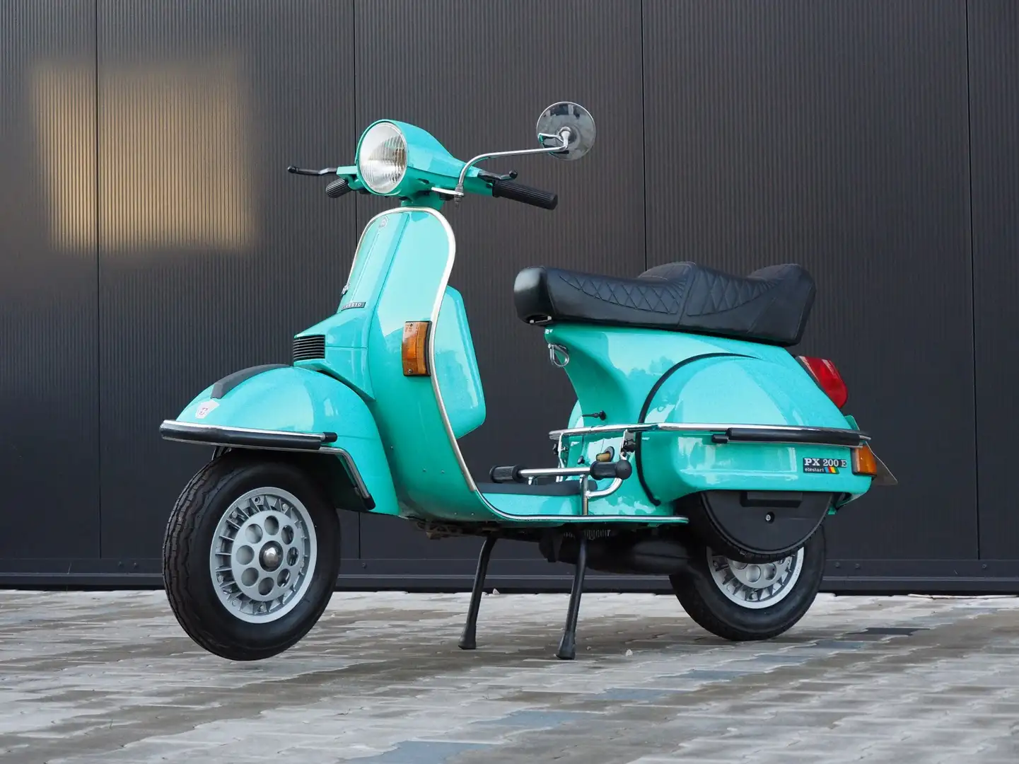Vespa PX 200 E 1986 elestart lusso ( luxe ) origineel NL 1e lak Azul - 1