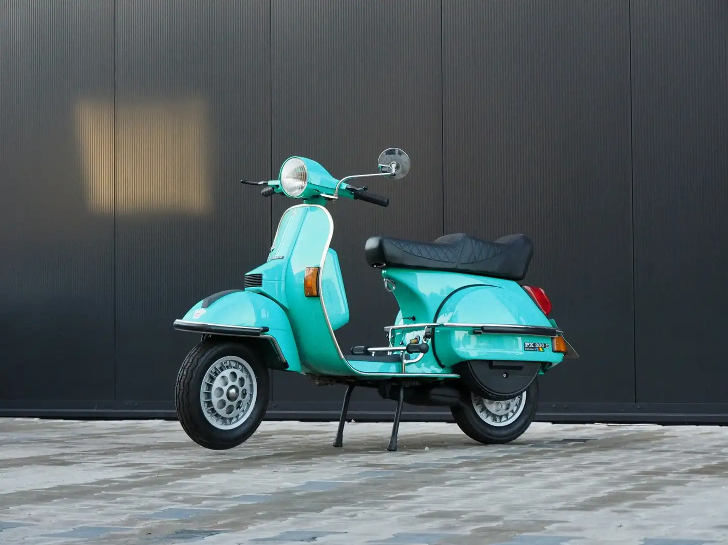 Vespa PX 200 E 1986 elestart lusso ( luxe ) origineel NL 1e lak Azul - 2