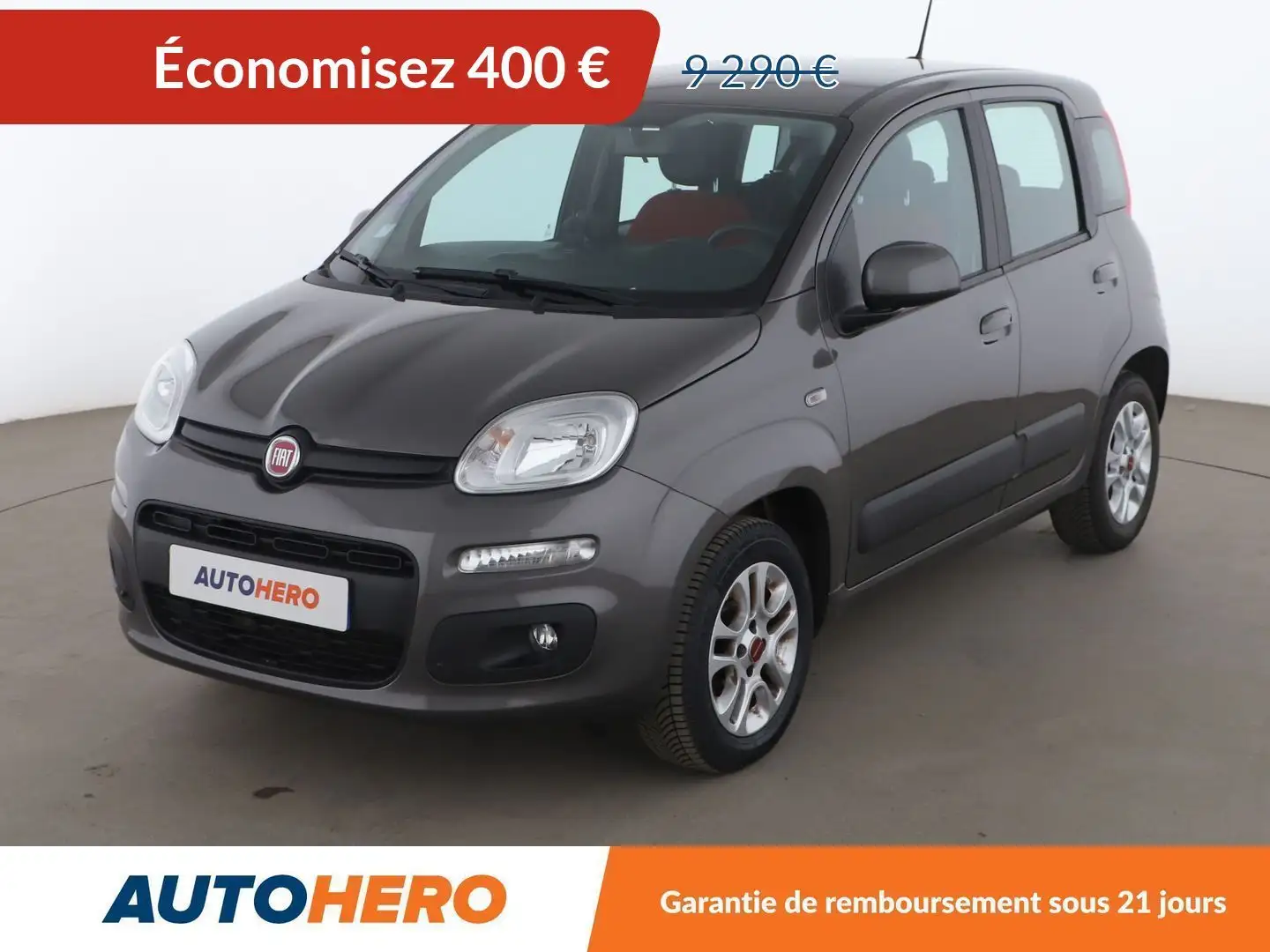 Fiat Panda 1.2 Lounge Gris - 1